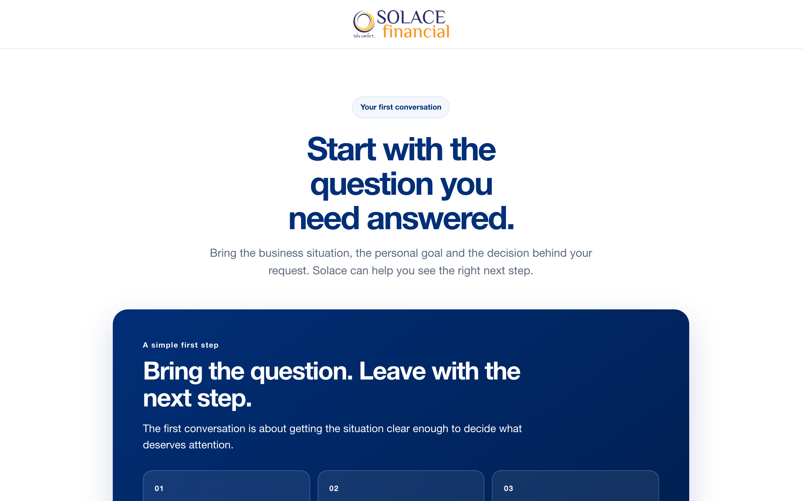 Confirmation page preview